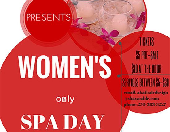 women's spa day 2015 re community involvement